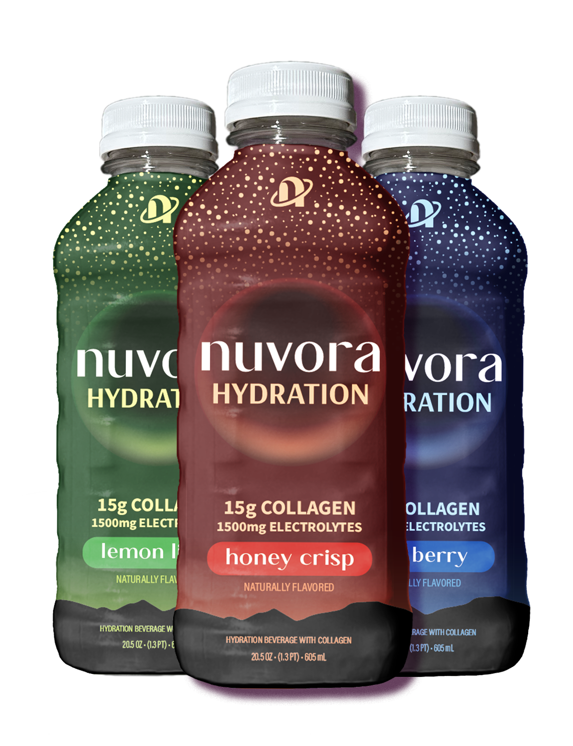 All three Nuvora flavors